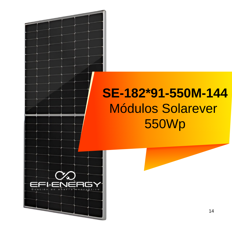 Mono-Perc Half-Cell de 550W